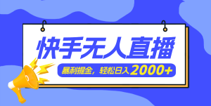 （11782期）快手美女跳舞3.0，简单无脑，轻轻松松日入2000+-A同城-创业课