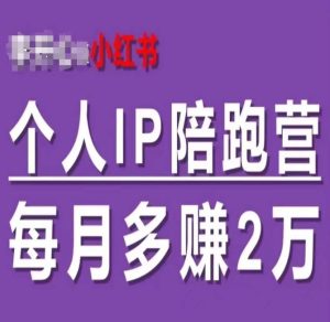 小红书个人IP陪跑营,60天拥有自动转化成交的双渠道个人IP,每月多赚2w-A同城-创业课
