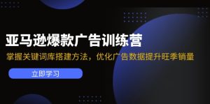 （11858期）亚马逊爆款广告训练营：掌握关键词库搭建方法，优化广告数据提升旺季销量-A同城-创业课