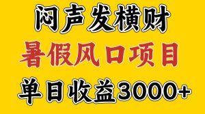 30天赚了7.5W 暑假风口项目,比较好学,2天左右上手-A同城-创业课
