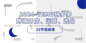 （12106期）2024-TEMU拼多多·跨境开店、运营、选品（25节视频课）-A同城-创业课
