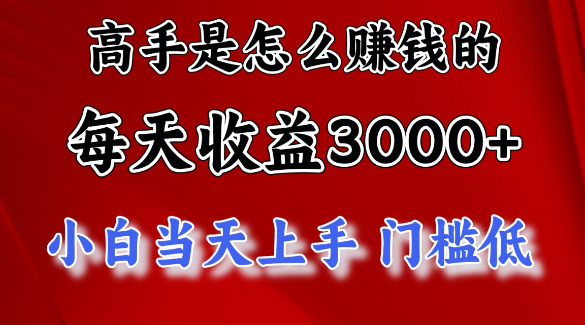 （12144期）1天收益3000+，月收益10万以上，24年8月份爆火项目-A同城-创业课