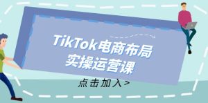（12156期）TikTok电商布局实操运营课：从新手到精通，成为TikTok带货运营高手-A同城-创业课