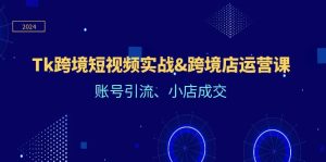 Tk跨境短视频实战&跨境店运营课：账号引流、小店成交-A同城-创业课