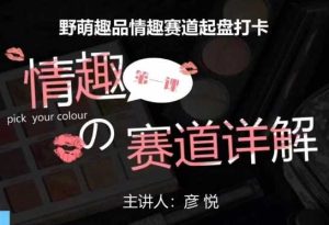 比高社群:情趣赛道训练营,野萌趣品情趣赛道起盘打卡,市场刚需项目-A同城-创业课